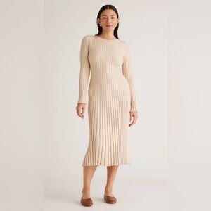 *NEW* Madison Beige Ribbed Bodycon Maxi Dress